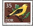  Golden Oriole on East German postage stamp  