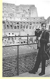  Harry Fuller, with binoculars, in Rome  